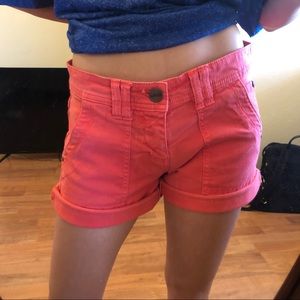 Sanctuary "Denim" - Coral Denim Shorts (Size 25)